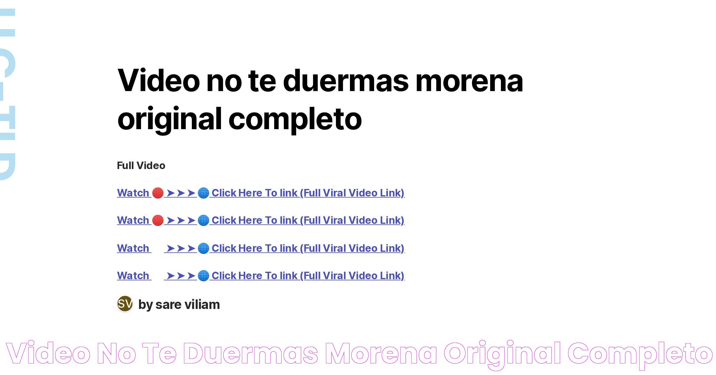 Video no te duermas morena original completo