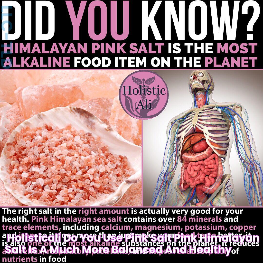 ️ holisticali Do you use pink salt?? Pink Himalayan salt is a much more balanced and healthy