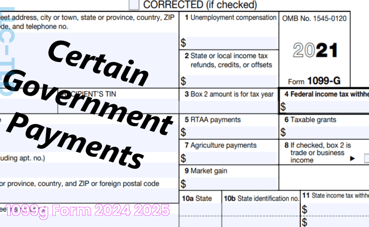 1099G Form 2024 2025