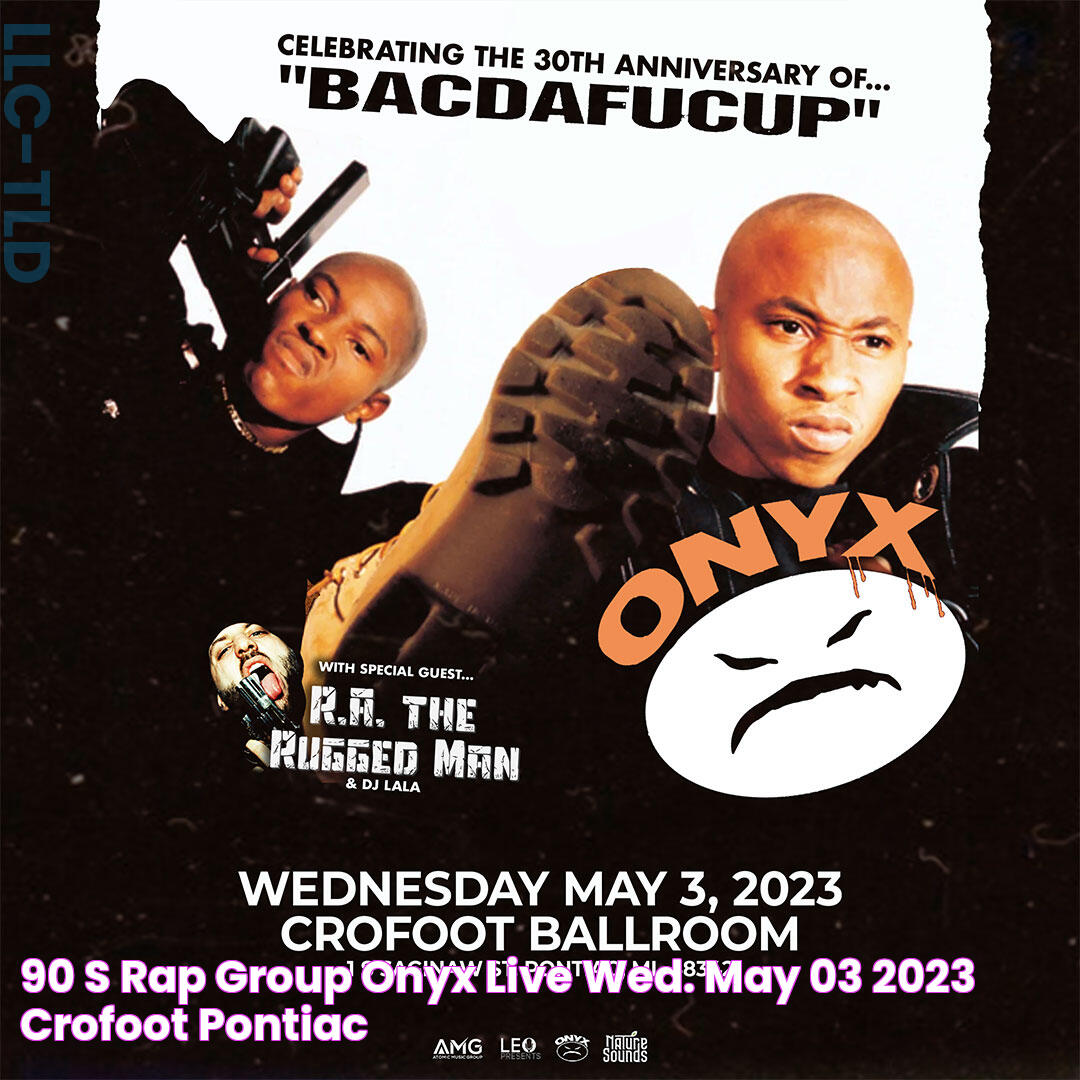 90’s rap group Onyx LIVE (Wed. May 03, 2023) Crofoot, Pontiac