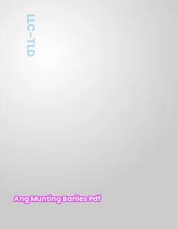 Ang Munting Bariles PDF