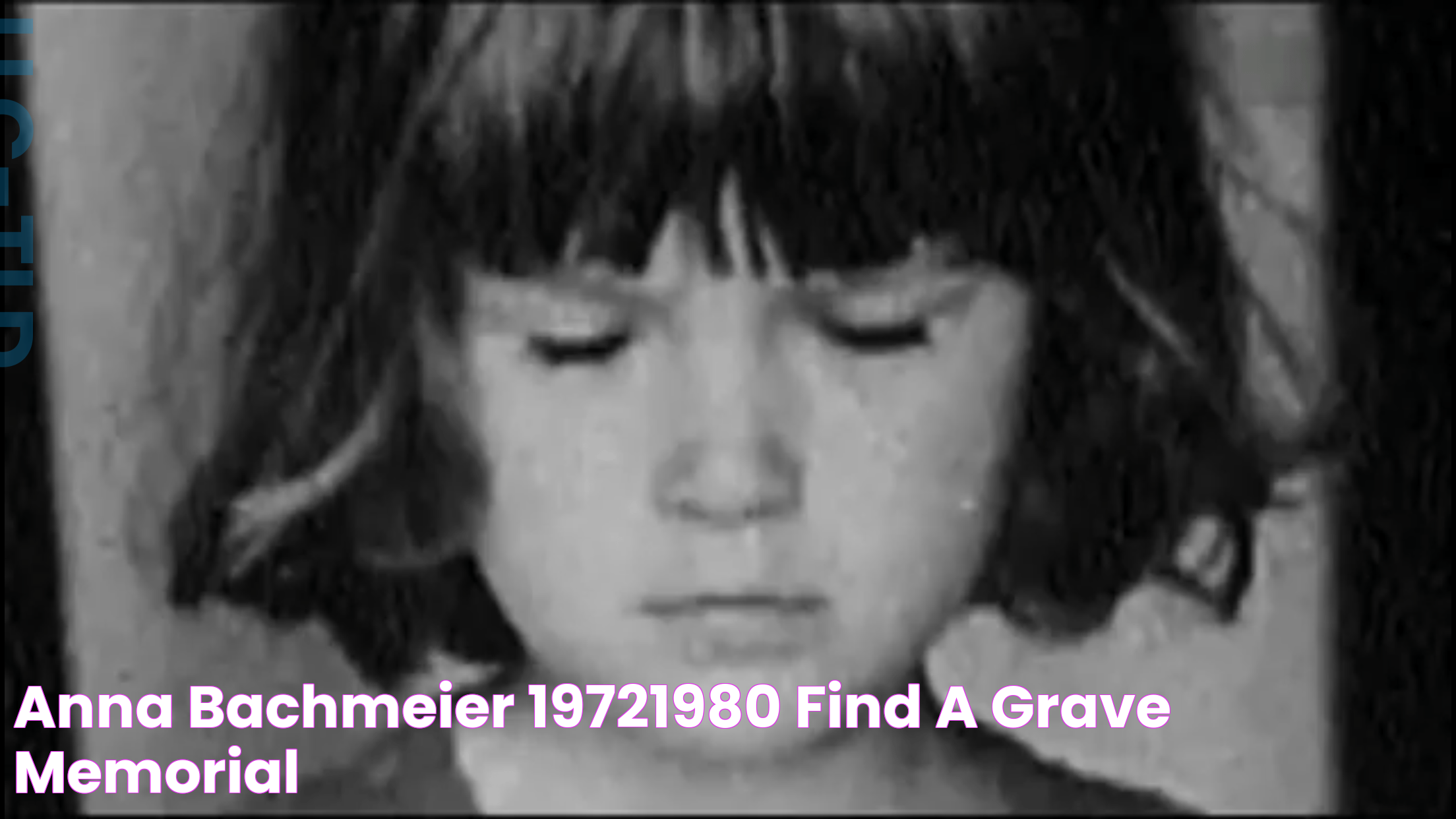 Anna Bachmeier (19721980) Find a Grave Memorial