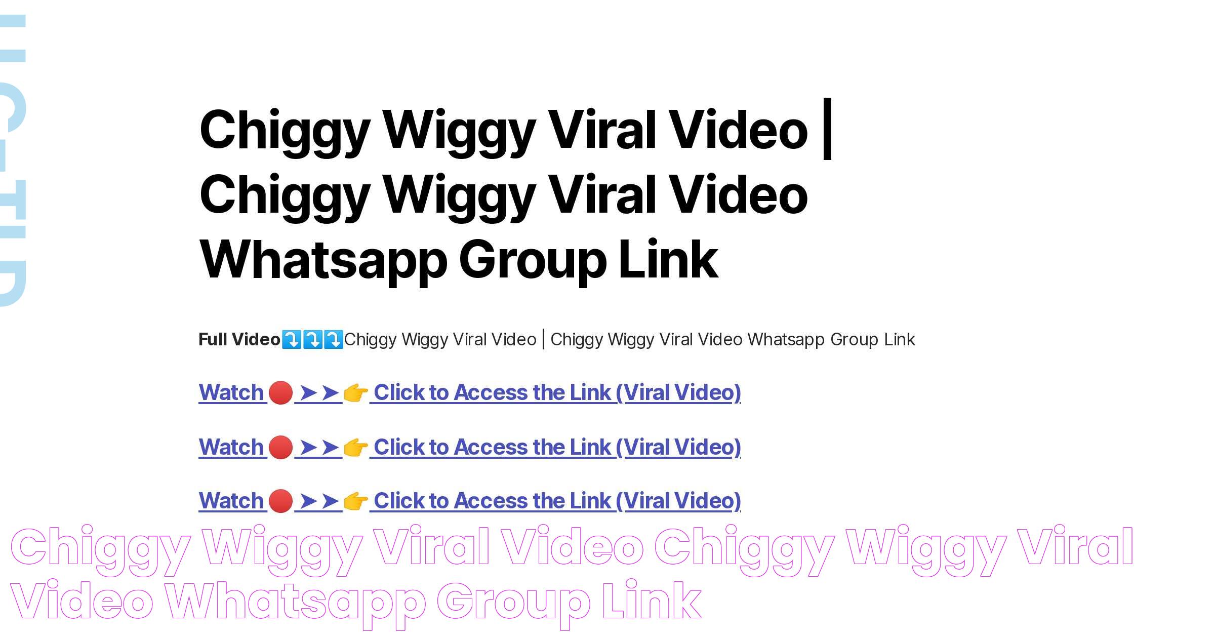 Chiggy Wiggy Viral Video Chiggy Wiggy Viral Video Whatsapp Group Link