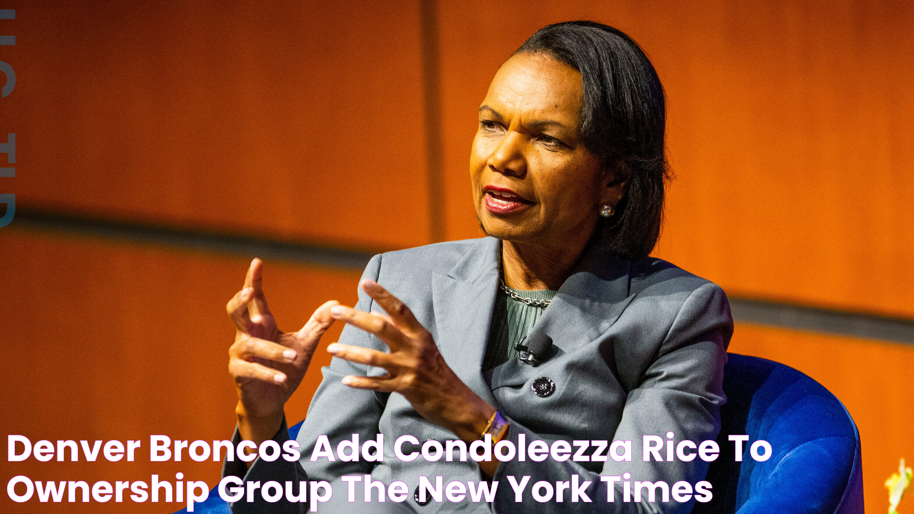 Denver Broncos Add Condoleezza Rice to Ownership Group The New York Times