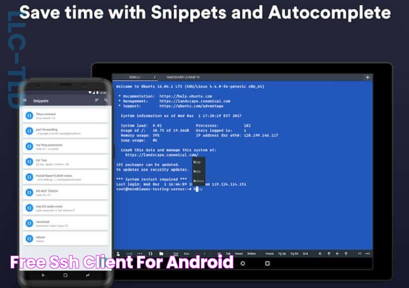 Free SSH client for Android