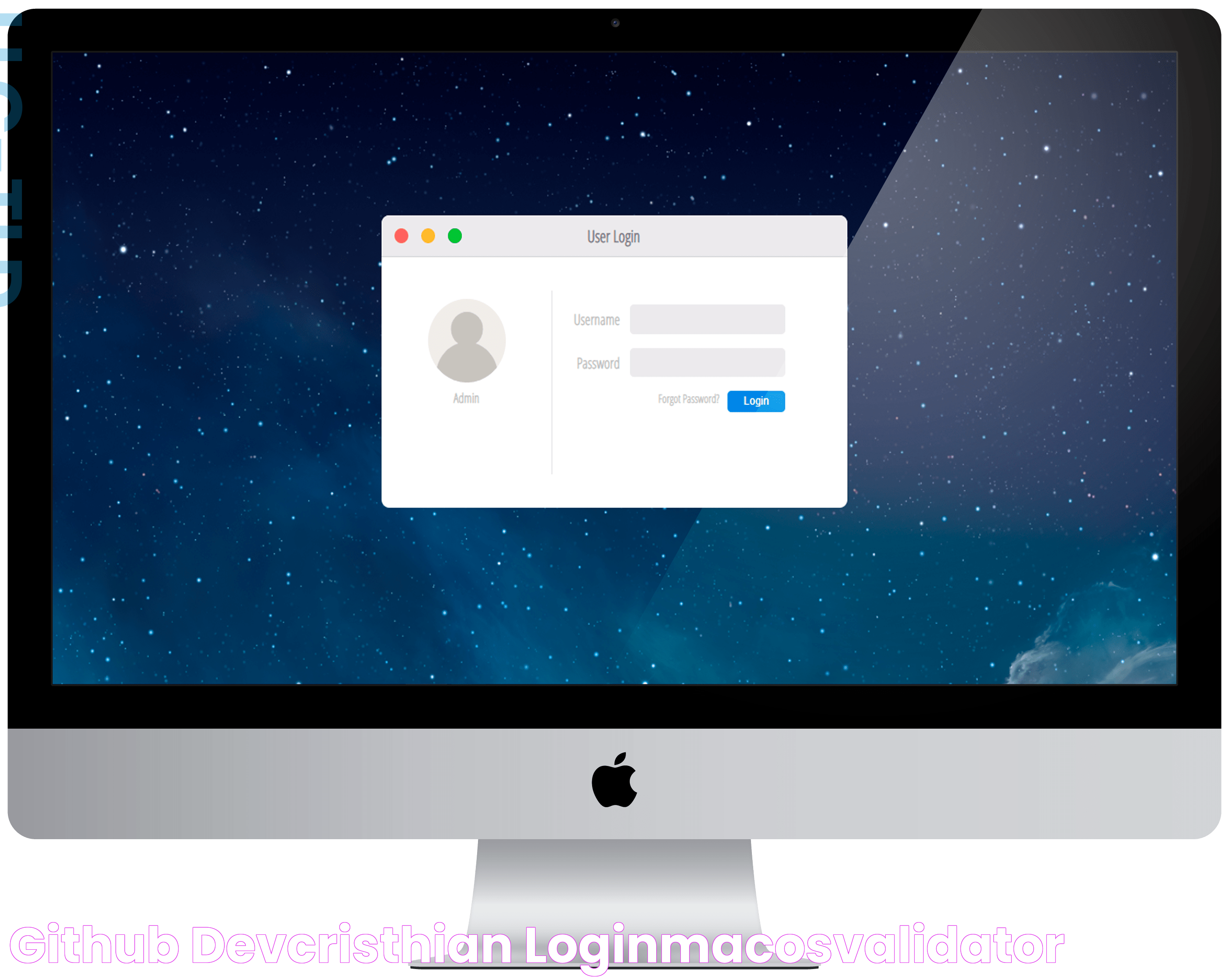 GitHub devcristhian/loginmacosvalidator