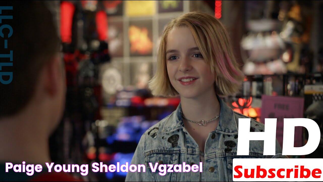 Paige Young Sheldon vgzabel