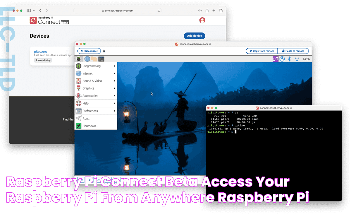 Raspberry Pi Connect Beta Access your Raspberry Pi from anywhere Raspberry Pi