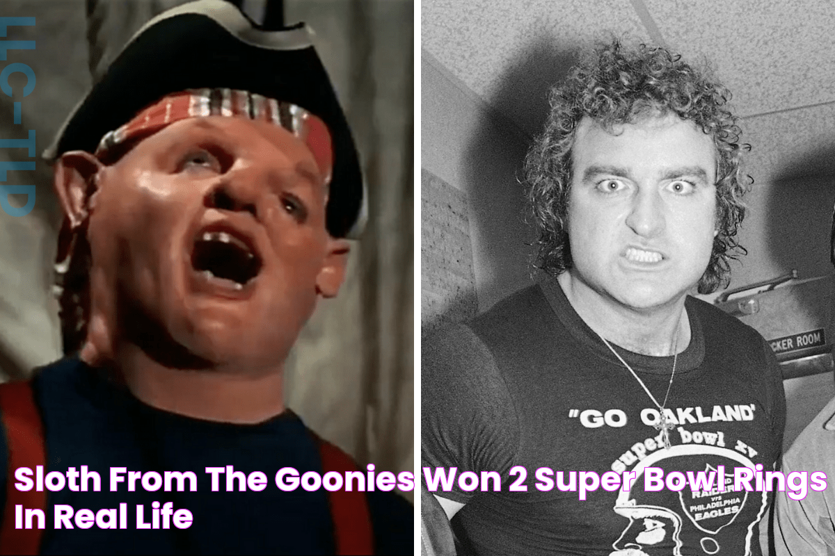 Sloth From 'The Goonies' Won 2 Super Bowl Rings in Real Life