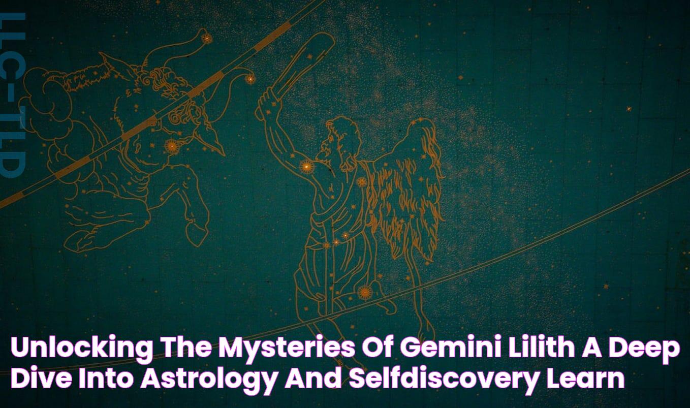 Unlocking the Mysteries of Gemini Lilith A Deep Dive into Astrology and SelfDiscovery Learn