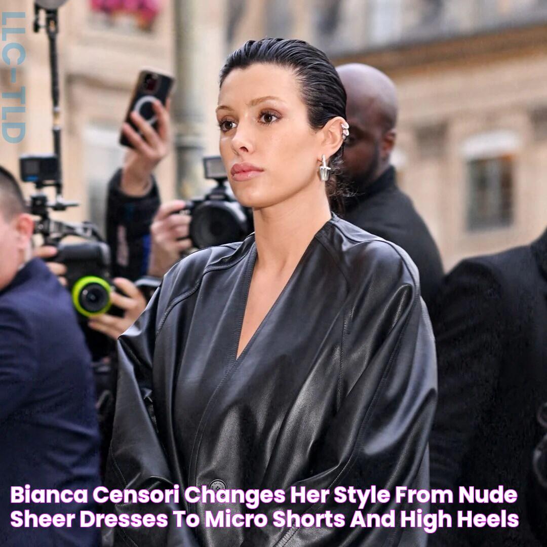 Bianca Censori changes her style From ‘nude’ sheer dresses to micro shorts and high heels