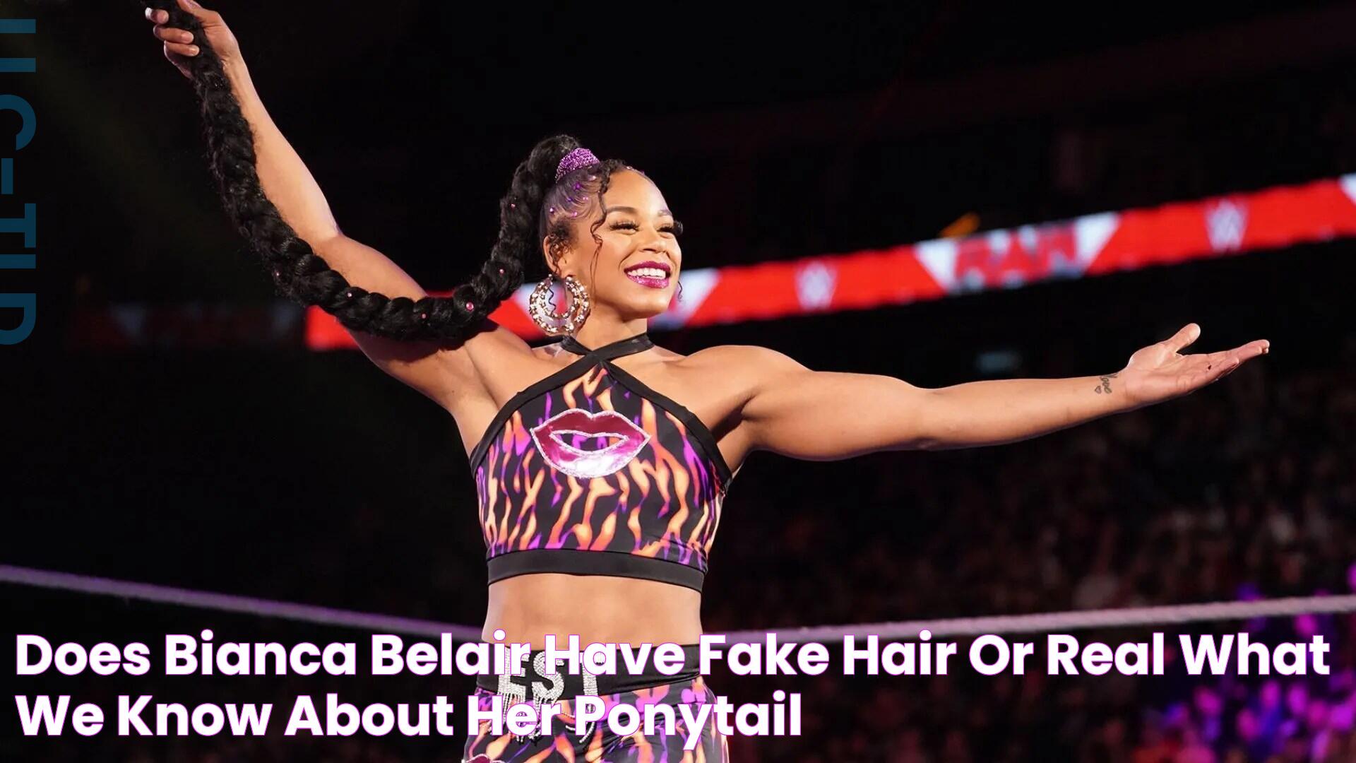 Does Bianca Belair have fake hair or real? What we know about her ponytail