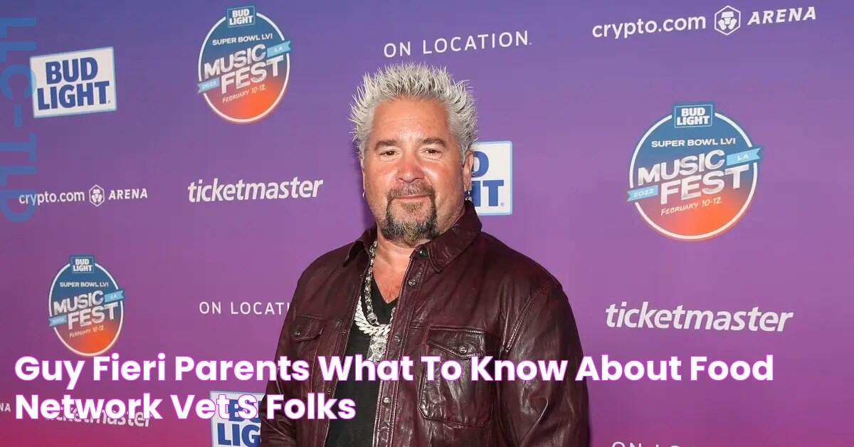 Guy Fieri Parents What to Know About Food Network Vet's Folks