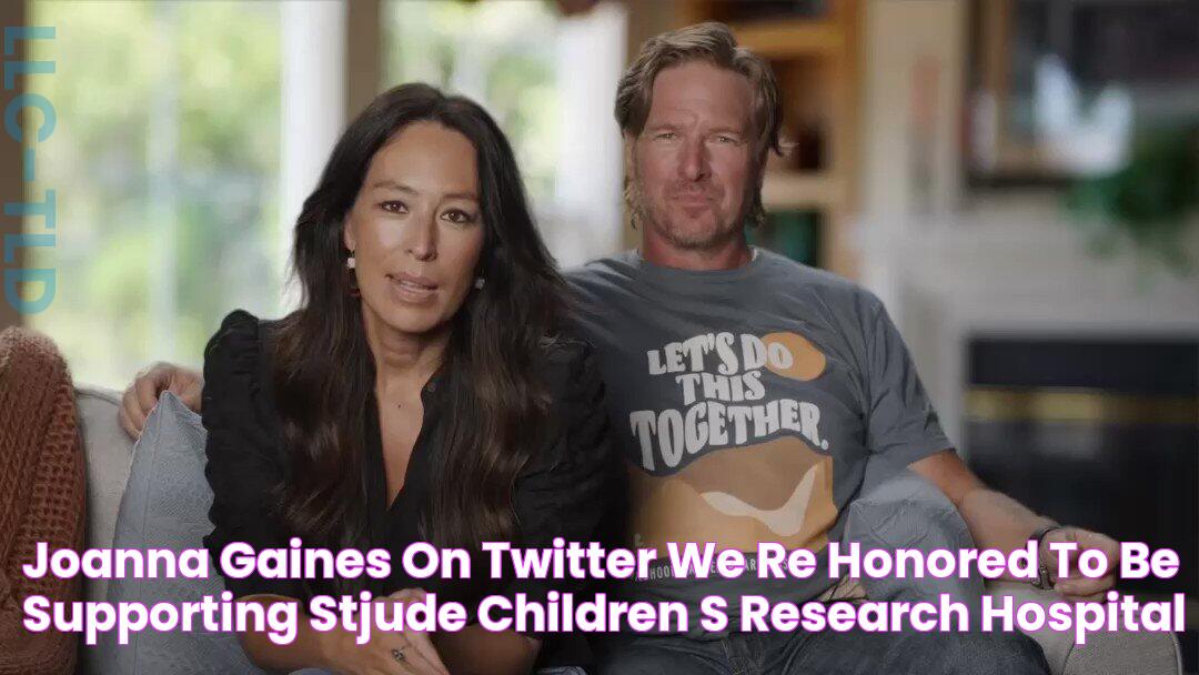 Joanna Gaines on Twitter "We’re honored to be supporting StJude Children’s Research Hospital