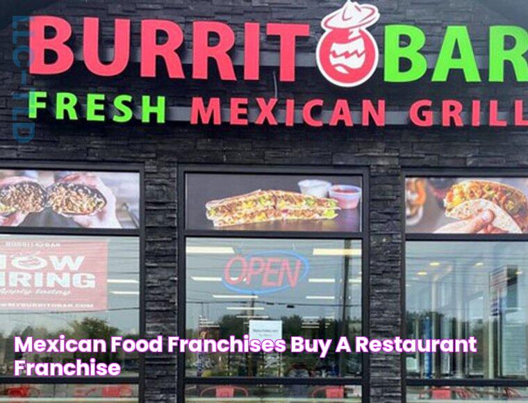 Mexican Food Franchises Buy a Restaurant Franchise